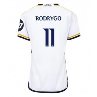 Dámy Fotbalový dres Real Madrid Rodrygo Goes #11 2023-24 Domácí Krátký Rukáv